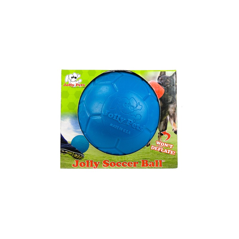 Jolly Soccer Ball 15cm Oceaan Blauw - Het Voederhuisje BV