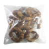 Wit buffelhuid donut 10 cm met kip 10-pack