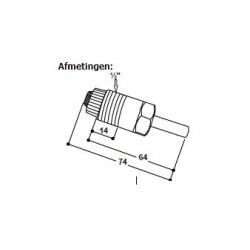 Suevia 180.1177 Stiftnippel voor zeugen en beren