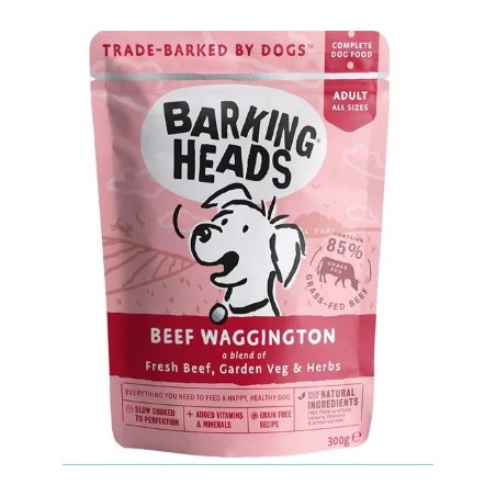 Barkingheads Wet - BEEF WAGGINGTON 300gr